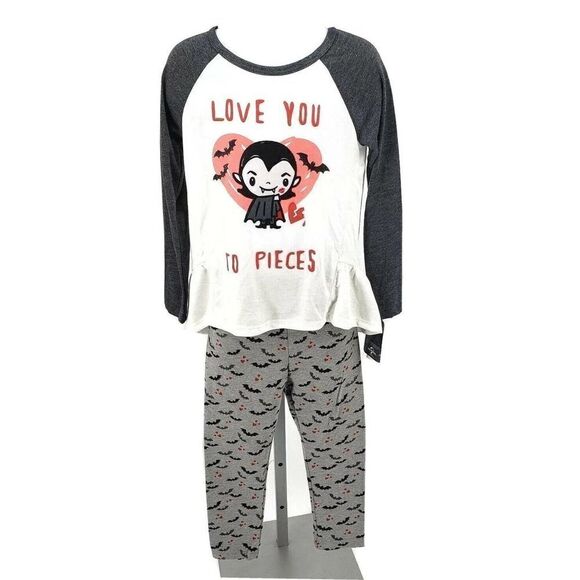 Little Monsters Girls Halloween 2 Piece Outfit Set 5T New Leggings Top - Picture 8 of 9